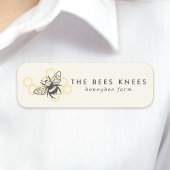 ヴィンテージ蜂ロゴ　ラスティックハニービー　養蜂家 名札