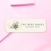 ヴィンテージ蜂ロゴ　ラスティックハニービー　養蜂家 名札