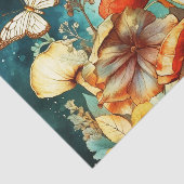 ヴィンテージ蝶とキノコの分離 薄葉紙 (詳細)