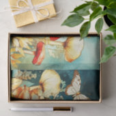 ヴィンテージ蝶とキノコの分離 薄葉紙 (ギフト)