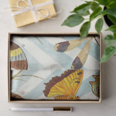 ヴィンテージ蝶とトンボティッシュペーパー 薄葉紙 (ギフト)