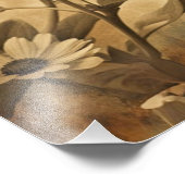 ヴィンテージ蝶と白い花 フォトプリント            (角)