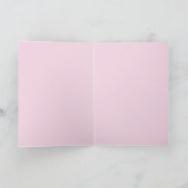 ヴィンテージ蝶と花のグリーティングカード シーズンカード (内部)