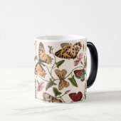 ヴィンテージ蝶と蛾 モーフィングマグカップ (正面右)