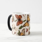 ヴィンテージ蝶と蛾 モーフィングマグカップ (正面左)