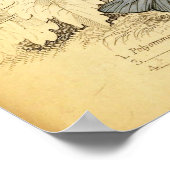 ヴィンテージ蝶のポスター ポスター (角)