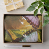 ヴィンテージ蝶の写真カスタムデカップクラフト 薄葉紙 (ギフト)