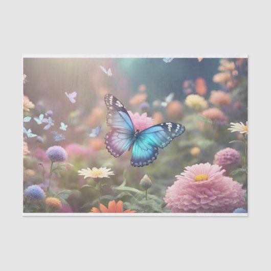 ヴィンテージ蝶の分離 薄葉紙 (正面)