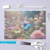 ヴィンテージ蝶の分離 薄葉紙 (クラフト)