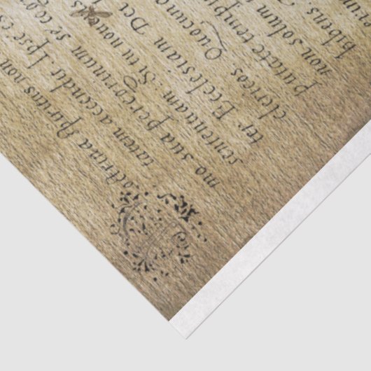 ヴィンテージ蝶の彫刻された植物切り離し 薄葉紙 (詳細)