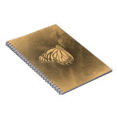 ヴィンテージ蝶の花 – ノートブック (右側)