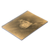 ヴィンテージ蝶の花 – ノートブック (左側)