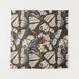 ヴィンテージ蝶の表面パターン。カラフルt タペストリー