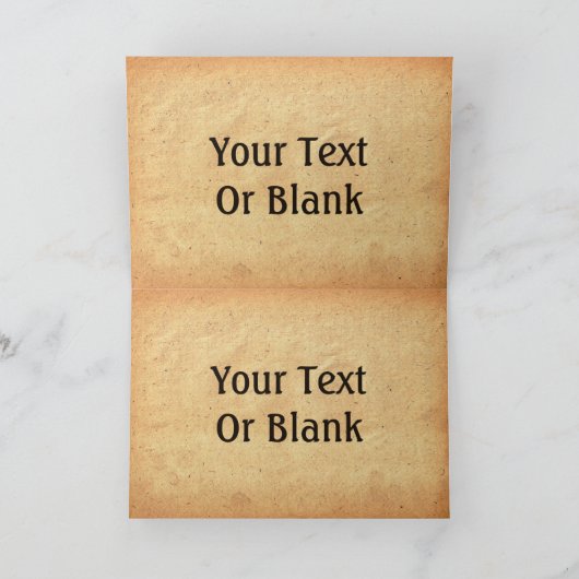 ヴィンテージ蝶イラストレーション シーズンカード (内部)