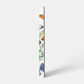 ヴィンテージ蝶イラストレーション SAMSUNG GALAXYケース (左側面)