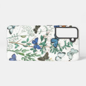 ヴィンテージ蝶イラストレーション SAMSUNG GALAXYケース (裏面横)