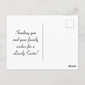 ヴィンテージ蝶イースター ポストカード (裏面)