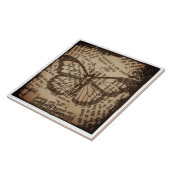 ヴィンテージ蝶ケラミ タイル (側面)