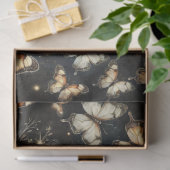 ヴィンテージ蝶スチームパンクリオンデクページ 薄葉紙 (ギフト)