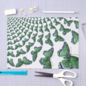 ヴィンテージ蝶パターンDecompageに最適 薄葉紙 (クラフト)