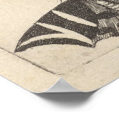 ヴィンテージ蝶ビー昆虫芸術プリント(65) ポスター (角)