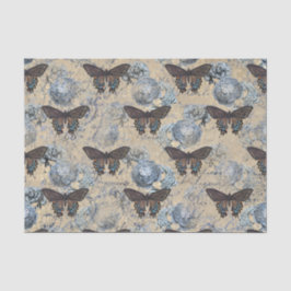 ヴィンテージ蝶フローラ 薄葉紙