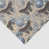 ヴィンテージ蝶フローラ 薄葉紙 (詳細)