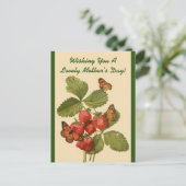 ヴィンテージ蝶ママの日 ポストカード (スタンド正面)