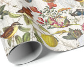 ヴィンテージ蝶ラッピング紙 ラッピングペーパー (ロールコーナー)