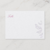 'ヴィンテージ'蝶座席表 プレイスカード (裏面)