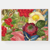 ヴィンテージ蝶考えるの花 ゲストブック (裏面)