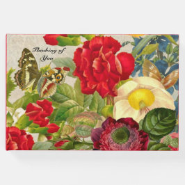 ヴィンテージ蝶考えるの花 ゲストブック