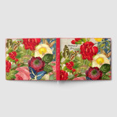 ヴィンテージ蝶考えるの花 ゲストブック (全面)