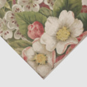 ヴィンテージ蝶花模様とエフエマデクページ 薄葉紙 (詳細)