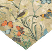 ヴィンテージ蝶鳥金ゴールドショートテーブルランナー ショートテーブルランナー (コーナー)