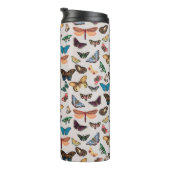 ヴィンテージ蝶 タンブラー (回転右)