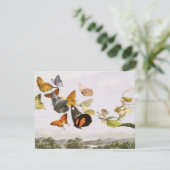 ヴィンテージ蝶&フェアリーオールドイラストレーションアート (スタンド正面)