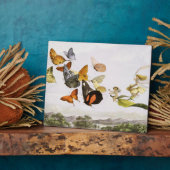 ヴィンテージ蝶&フェアリーオールドイラストレーションアート フォトプラーク (側面)