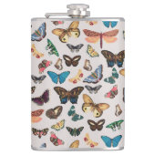 ヴィンテージ蝶 フラスク (正面)