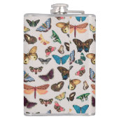 ヴィンテージ蝶 フラスク (裏面)