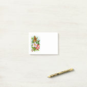 ヴィンテージ蝶 ポストイット (デスク上)