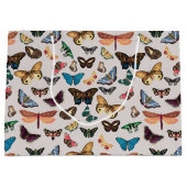 ヴィンテージ蝶 ラージペーパーバッグ (正面)