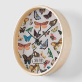 ヴィンテージ蝶 壁時計 (傾斜)