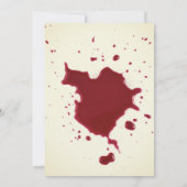 ヴィンテージ血ブーズ&ブーズハローウィンパーティ 招待状 (裏面)