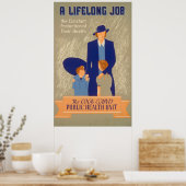 ヴィンテージ衛生監視委員会 ポスター (キッチン)