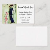 ヴィンテージ衣料品店委託販売業 名刺 (正面/裏面)