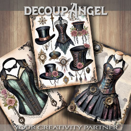 ヴィンテージ衣料品 – Decompage - ラッピングペーパーシート