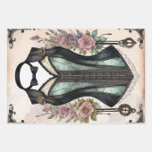 ヴィンテージ衣料品 – Decompage - ラッピングペーパーシート (正面2)