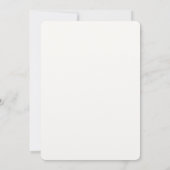 ヴィンテージ衣料国ベビーシャワー招待状 招待状 (裏面)