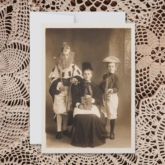 ヴィンテージ衣装パーティの招待状 招待状